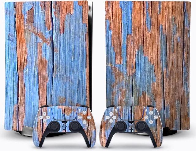 Main image of LEEWEE Decal Skin for PS 5 Disk Edition Console and 2 Controllers Vinyl Cover Skins Wraps for PS5 Disc Version 47361 No Foaming