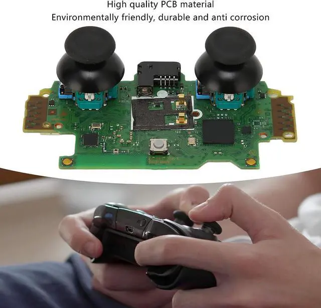 Alt view image 4 of 7 - Gamepad Motherboard, Replacement Repairing Game Console Motherboard with 3D Hat for PS4 Slim Gamepad JDM030