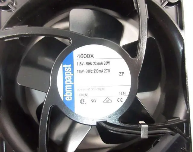 Alt view image 5 of 6 - Actor NEW EBM-PAPST 4600X 119X119X38MM 115V-AC COOLING FAN D526847