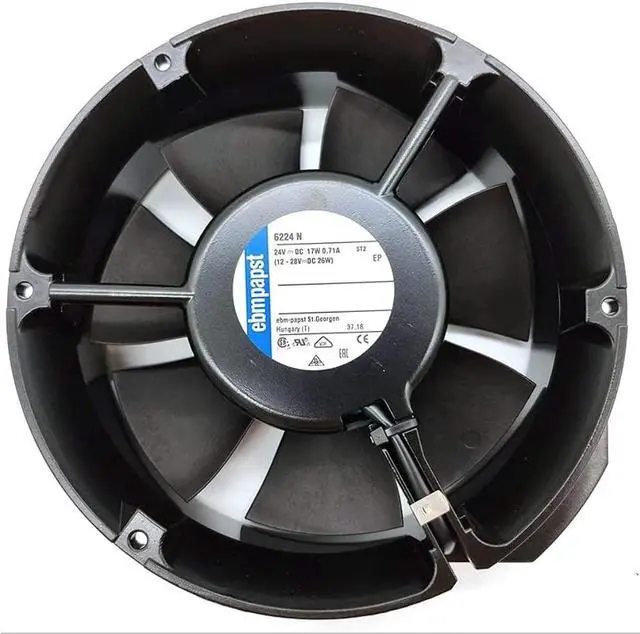 Main image of 6224N ebmpapst 24V 172mm Fan - 17251 17W 0.71A Cooling Fan