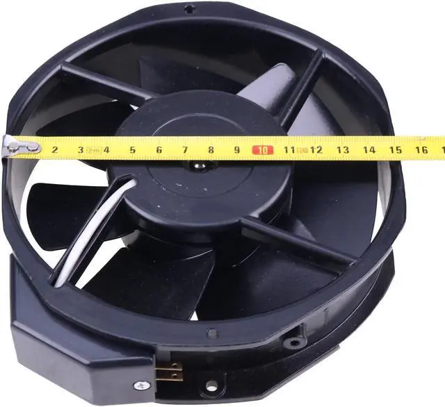 Alt view image 4 of 7 - WQSING W2E142-BB01-01 AC Axial Compact Fan Compatible with Ebmpapst 7056ES 230VAC 27/28W 172 * 150 * 38mm Axial Flow Cooling Fan