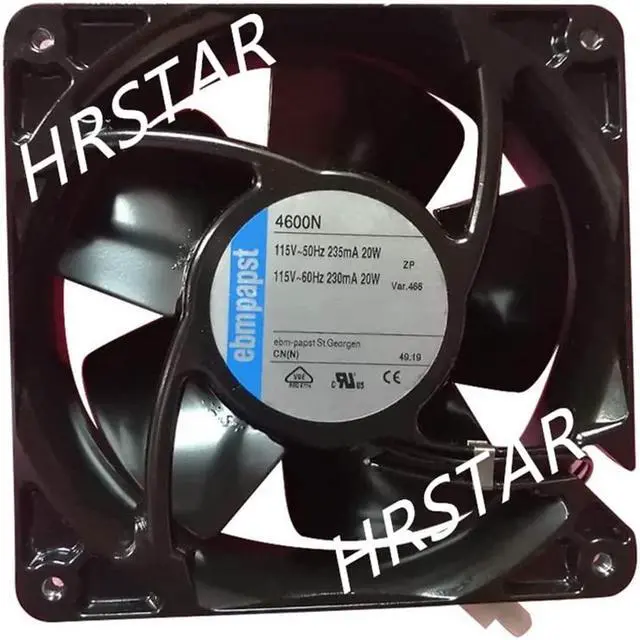 Main image of Original New ebmpapst 4600N-466 Cooling Fan 120 X120X38mm All Metal High Temperature Resistance 115V 18W Axial Fans