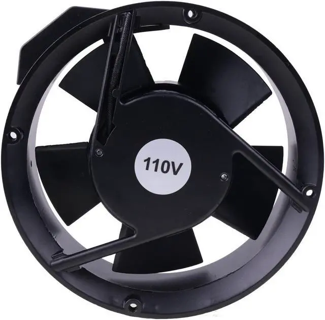 Alt view image 2 of 7 - WQSING W2E143-AB15-01 Metal Cooling Fan Compatible with Ebmpapst Axial Fan 115V 50/60Hz 26/33W 17251