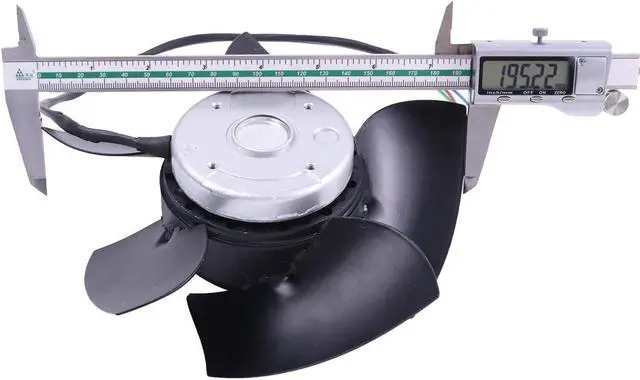 Alt view image 3 of 6 - WQSING M2D068-DF Cooling Fan Compatible with Ebmpapst Fan Spindle Motor 1PH716 Series VFD