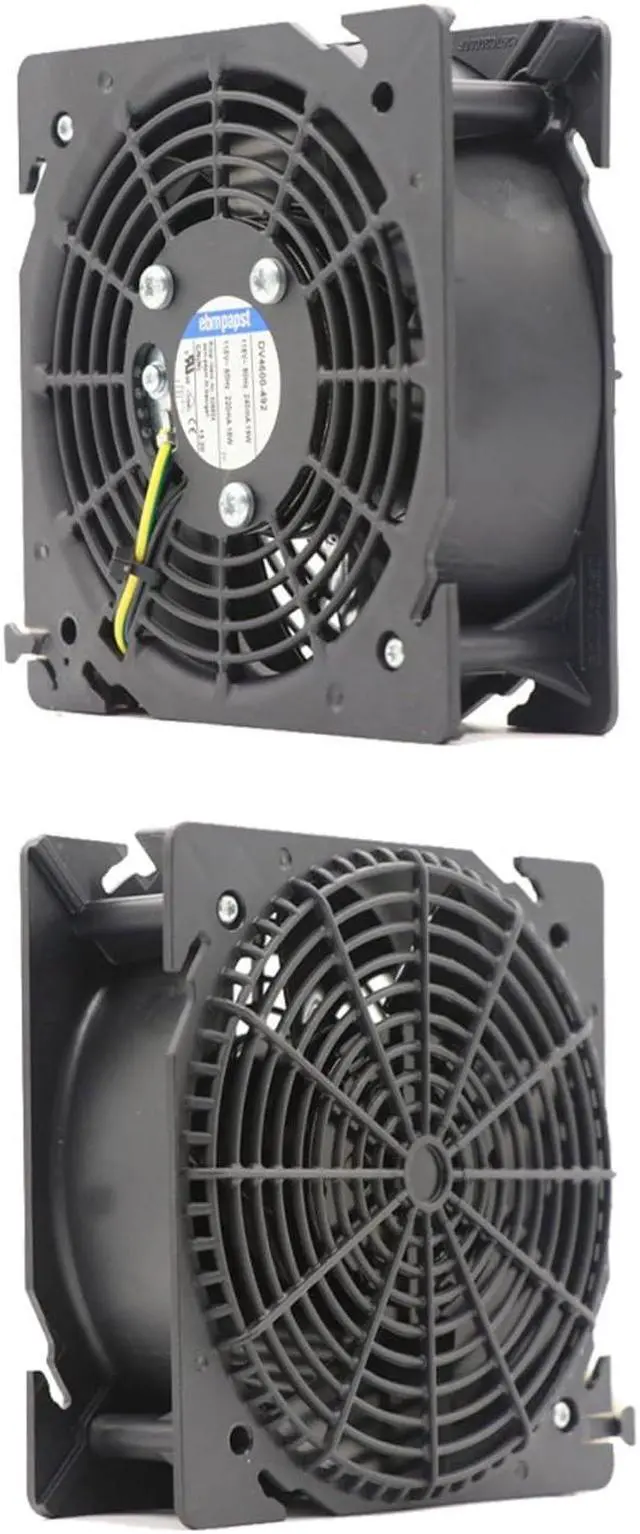 Alt view image 4 of 5 - for Ebmpapst Fan DV4600-492 120mm 115V AC 120 * 120 * 38mm 12038 18/19W 240/220mA Rittal Cabinet Cooling Axial Flow Fan