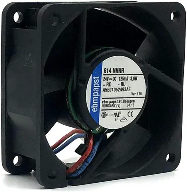 Alt view image 2 of 4 - 614NHHR ebmpapst 6025 24V 125mA 3W 2-Wire Cooling Fan