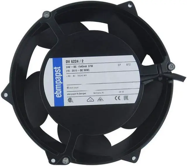 Main image of ebmpapst Axial Fan Metal Frame DV6224/2 24V 172 * 51MM for Siemens Variouble Frequency Converter Cooling Fans