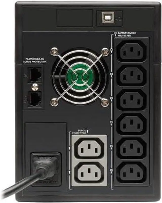 Alt view image 5 of 7 - Tripp Lite Smart UPS LCD 1500VA Tower Line-Interactive 230V, 900W, 8 C13 Outlets, 2-Year Warranty (SMX1500LCDT)