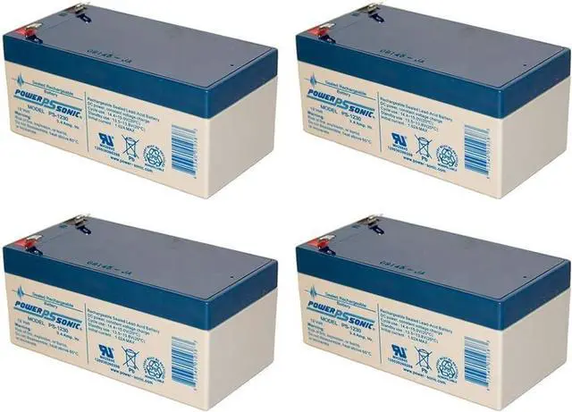 Alt view image 2 of 2 - Power Sonic RBC35 Replacement Battery Cartridge for APC Back-UPS ES BE325-CN / BE325R - 4 Pack