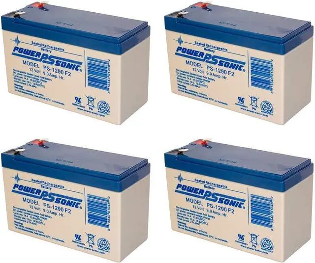 Alt view image 2 of 2 - PS-1290 12V 9AH REPLACEMENT FOR APC SMART-UPS SU48R3XLBP - 4 Pack