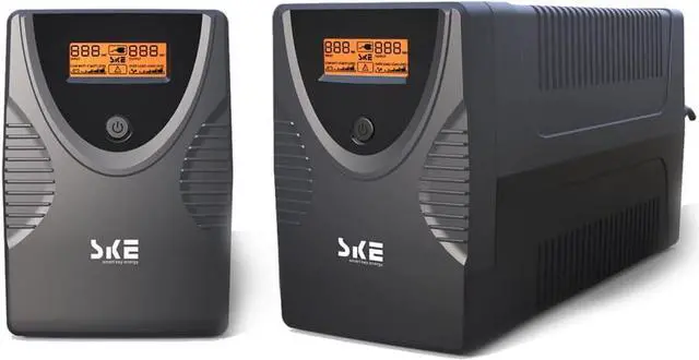 Main image of SKE UPS 625VA+850VA Battery Backup Power Supply Surge Protector 360W+480W Set Intelligent UPS with LCD Uninterruptible Power Supply