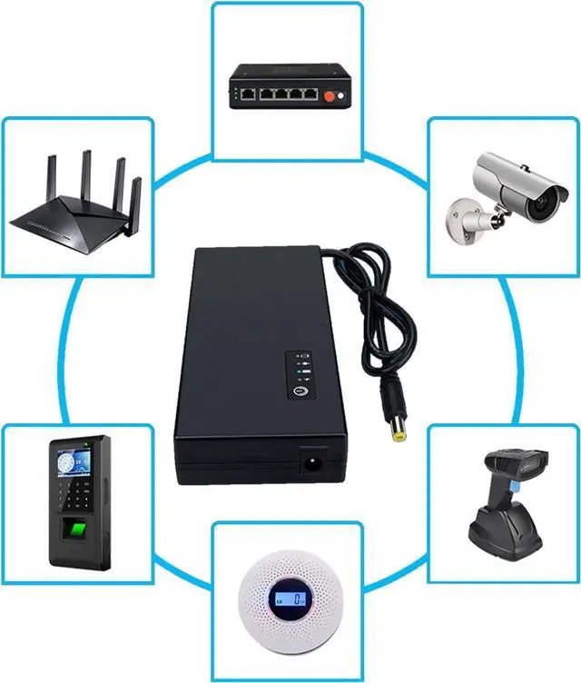 Alt view image 2 of 7 - 12V 3A UPS Portable DCDC Step Up Backup Power Supply Ensure Continuous Power For Electronics 12V UPS Power Supply