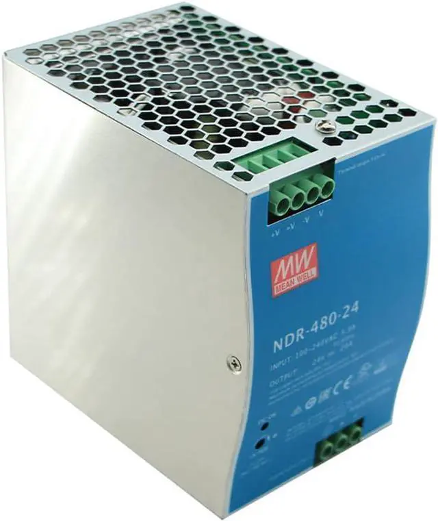 Alt view image 2 of 5 - NDR-480-24 Mean Well 480W 24V 20A Switching Power Supply MeanWell NDR-480-24