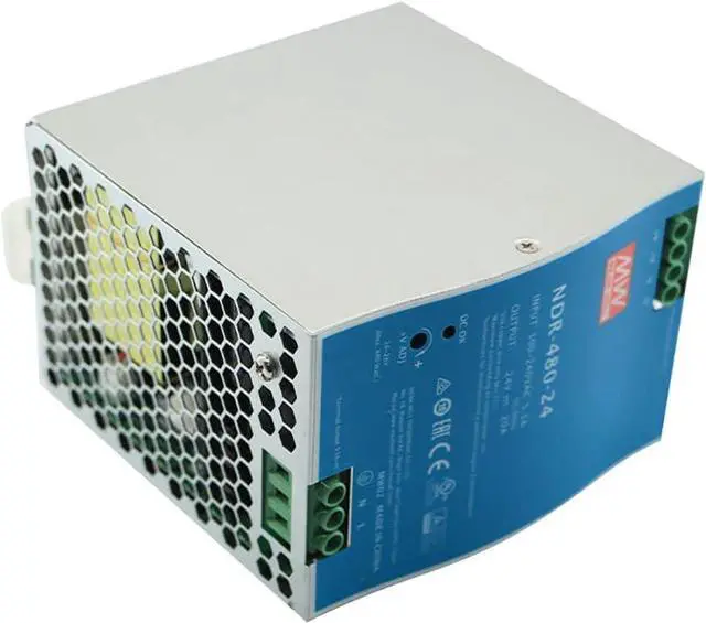Alt view image 3 of 5 - NDR-480-24 Mean Well 480W 24V 20A Switching Power Supply MeanWell NDR-480-24