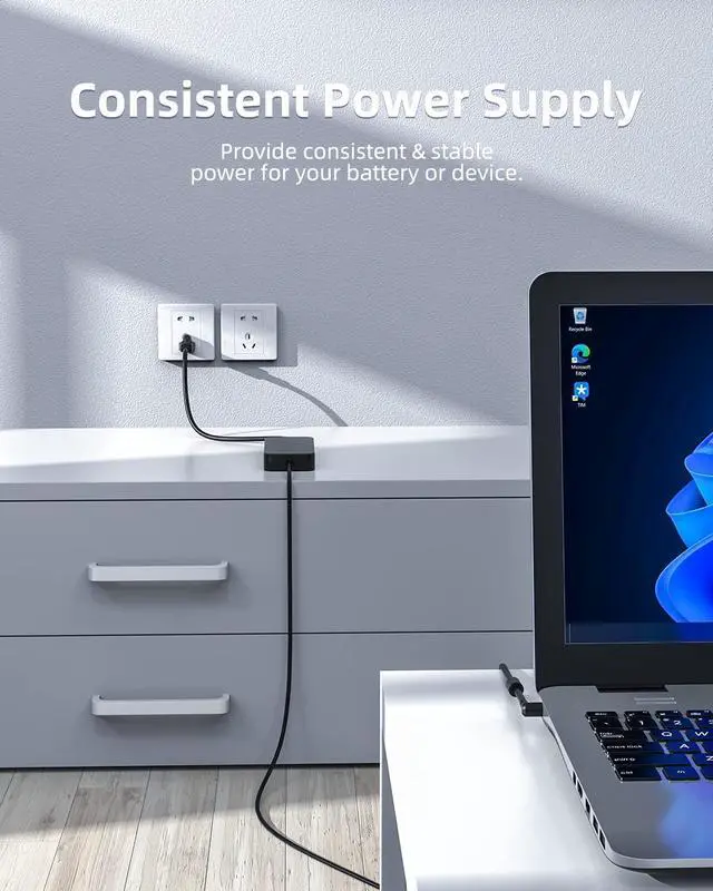 Alt view image 6 of 6 - 135W AC Charger Fit for Acer Nitro 5 7 AN515-51 AN515-41 AN515-42 AN515-52 AN515-53 AN515-31 AN715-51 N18C3 AN517-51 N18C4 AN515-55-53AG AN515-44-R99Q AN515-55-52KW Laptop Adapter Power Supply Cord