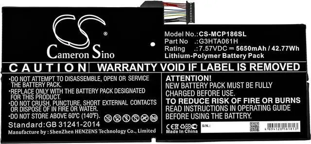 Alt view image 3 of 4 - Replacement Compatible with Battery Microsoft G3HTA061H Surface Pro 7, Surface Pro 7 1866