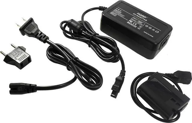 Alt view image 2 of 7 - HQRP AC Power Adapter Kit Compatible with Nikon Z5 Z6 Z7 Z6II Z7II D500 D600 D610 D750 D780 D800 D800E D810 D850 D7000 D7100 D7200 1 V1, D7500 Digital Camera, EP-5B, EN-EL15