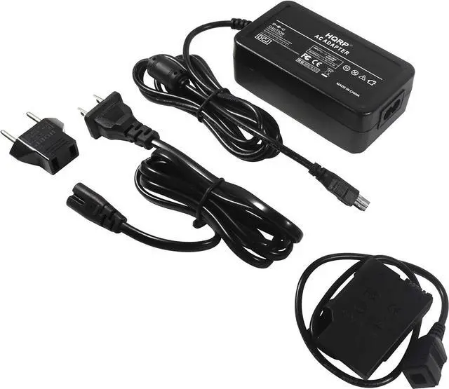 Alt view image 2 of 7 - HQRP AC Power Adapter Kit Compatible with Nikon D3100 D3200 D3300 D3400 D3500 D5100 D5200 D5300 D5500 Coolpix P7000 P7100 P7700 Digital Camera, EP-5A, EN-EL14