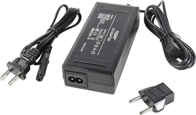 Alt view image 6 of 7 - HQRP AC Adapter/Power Supply Compatible with Nikon WT-4 / WT4 Wireless Transmitter with USA Cord & Euro Plug Adapter