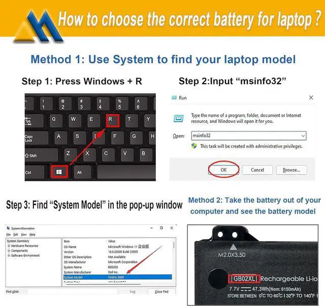 Alt view image 6 of 6 - Mobik GB02XL Laptop Battery Replacement for HP Chromebook 14-DB0051CL X360 11 G2 EE Chromebook 11A G5 G6 G8 EE Series Notebook HSTNN-UB7M HSTNN-DB7X L42550-271 L42550-541 L42583-005 917725-855 47.3Wh