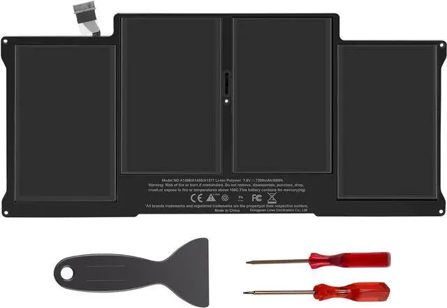 Main image of A1466 A1405 Laptop Battery for MacBook Air 13 inch A1466 (Mid 2012,Mid 2013,Early 2014, Early 2015,2017) A1369(Late 2010,Mid 2011 Version) fits A1496 A1377 (EMC :2925, 2469, 2559, 2392) [Upgraded 3.0]