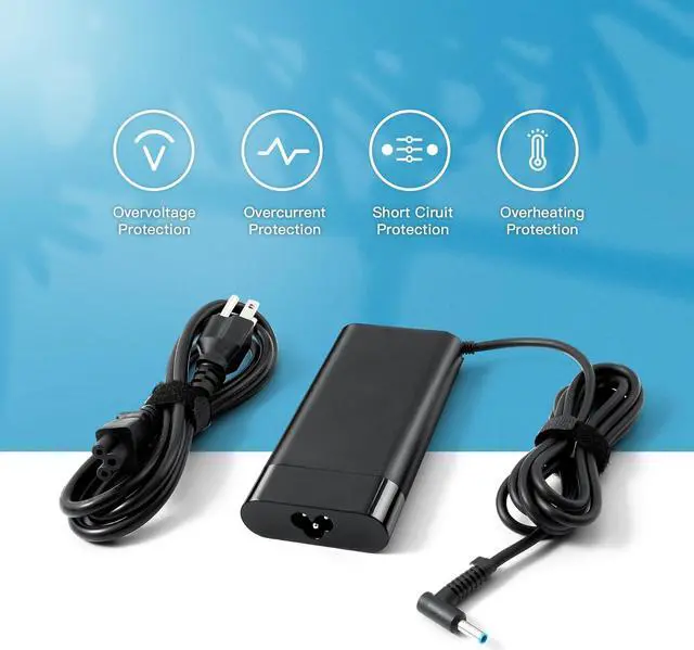 Alt view image 5 of 6 - 150W AC Charger for HP Laptop 917649-850 AC Adapter for Z Book 15 16 17 15u 15v G3 G4 G5 G6 G7 G8 G9 ZBook Studio G4 G5 G7 G8 G9 OMEN Pavilion Gaming 15 17 Victus 15 150 watt hp z Book Laptop Charger