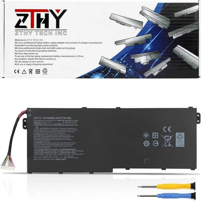 Main image of ZTHY 69Wh AC16A8N Battery Replacement for Acer Aspire V15 V17 Nitro BE VN7-593G VN7-793 VN7-793G VN7-593G-79L1 VN7-593G-52Fd VN7-793G-78Y4 VN7-593G-75He VN7-593G-771J 70JQ 508Q VN7-793G-706L 754A 767M