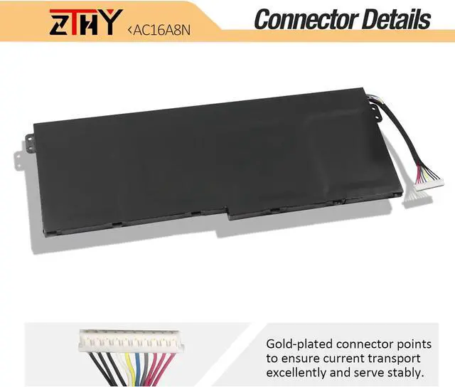 Alt view image 5 of 7 - ZTHY 69Wh AC16A8N Battery Replacement for Acer Aspire V15 V17 Nitro BE VN7-593G VN7-793 VN7-793G VN7-593G-79L1 VN7-593G-52Fd VN7-793G-78Y4 VN7-593G-75He VN7-593G-771J 70JQ 508Q VN7-793G-706L 754A 767M
