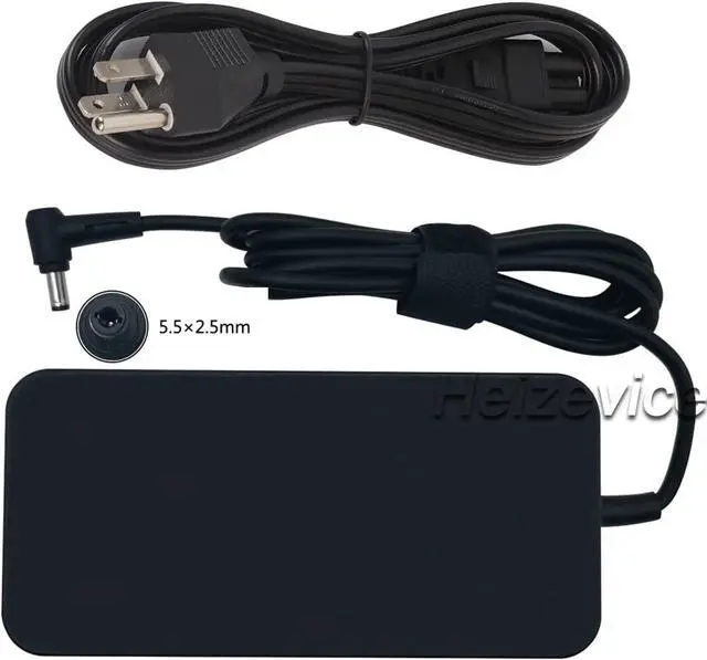 Alt view image 2 of 6 - Heizevice 19.5V 7.7A 150W A17-150P1A AC Adapter for Asus ROG G73GX GL503G G72GX G53J G75VX G75VW G73JW FX80G FX50GE N71Y N73SV Laptop Power Supply Charger 5.5x2.5mm(not 4.5x3.0mm)