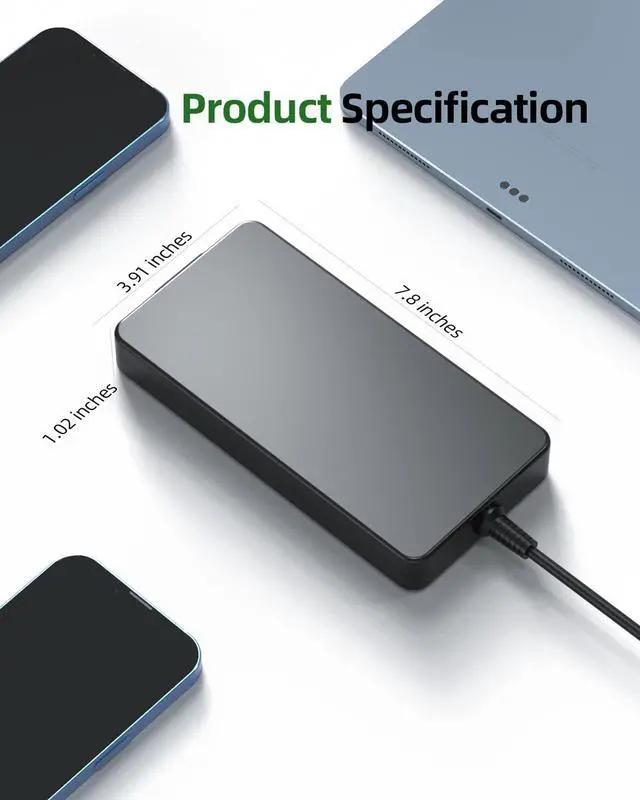 Alt view image 5 of 7 - 240W Charger Fit for MSI GS66 Charger Stealth Laptop AC Power Adapter Supply Cord