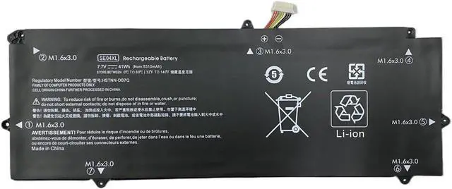 Main image of YAFDA SE04XL New Laptop Battery Replacement for HP Pro X2 612 G2 Laptop 860708-855 860724-2B1 860724-2C1 HSTNN-DB7Q