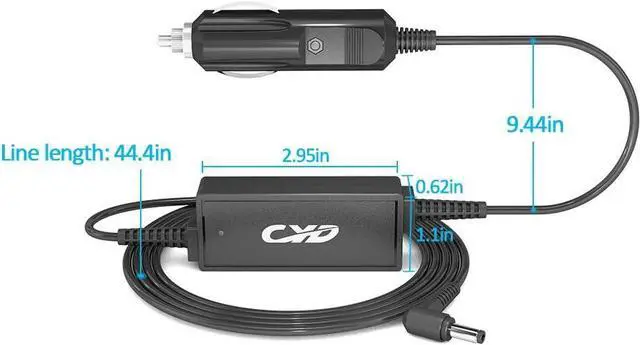 Alt view image 7 of 7 - CYD Laptop car Charger 65w Replacement for asus vivobook r556lf r556ub k501uw-ab78 ad883j20 x451m x551m f451c f551c x751s k751m f551ca f551ma x551mav-eb01-b 3.3ft Notebook Power ac Adapter Cord Cable