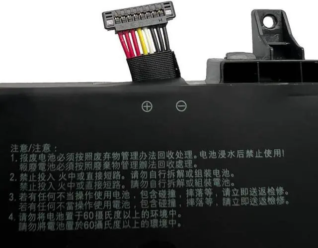 Alt view image 3 of 5 - efohana C41N1531 Laptop Battery Replacement for ROG GL502VS GL502VT GL502VS-1A GL502VS-1E GL502VT-1B GL502VY GL502VY-1A Series Notebook 0B200-01940100 15.2V 62Wh 4120mAh 4-Cells