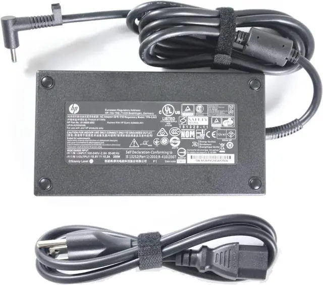 Main image of New 200W AC Adapter Fit for HP OMEN Pavilion 15 16 17 G5 G6 G7 G8 Gaming Laptop HP ZBook 17 G3 G4 G5 Series OMEN 15 16 15t 17 17t Envy 15 2020 L73385-001 ADP-200HB B Laptop Charger Power