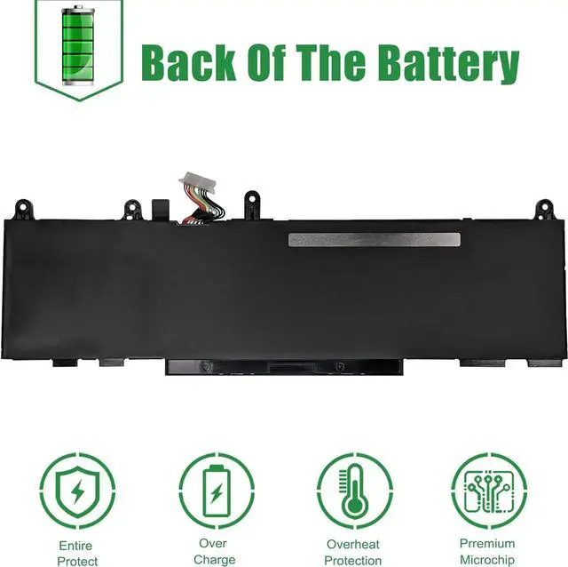 Alt view image 6 of 6 - JIAZIJIA WP03XL M73466-005 Laptop Battery Replacement for Hp Elitebook 830 840 G9 Series Notebook HSTNN-OB2J M64304-AC1 11.58V 51.3Wh 4249mAh