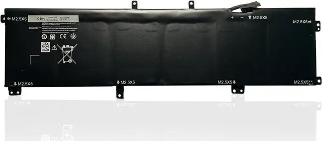 Main image of 245RR 0H76MY H76MV 07D1WJ 7D1WJ Y758W Laptop Battery Replacement for Dell XPS 15 9530 Precision M3800 701WJ T0TRM(11.1V 91Wh)