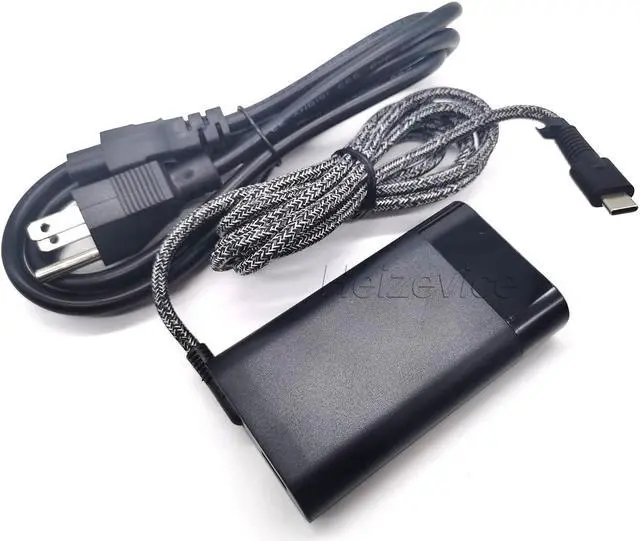 Alt view image 4 of 7 - Heizevice Slim 65W USB C Power Supply Charger for HP Spectre X360 Chromebook X360 EliteBook x360 Elite x2 ProBook Split x2 Fast Charging Type C Travel Laptop AC Adapter