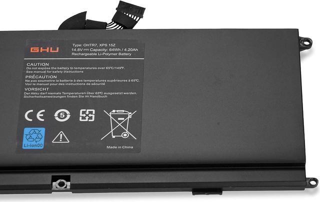 GHU New Battery 64 WH Li-Polymer NMV5C Compatible with Dell
