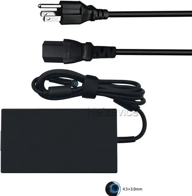 Alt view image 2 of 6 - Heizevice 200W 19.5V 10.3A Laptop Charger AC Adapter Compatible with HP OMEN Pavilion Gaming 15 17 Envy 15 2020 TPN-DA10 L00818-850 TPN-LA21 L73385-001 ADP-200HB B OMEN 15 15t 17 17t Power Supply Cord