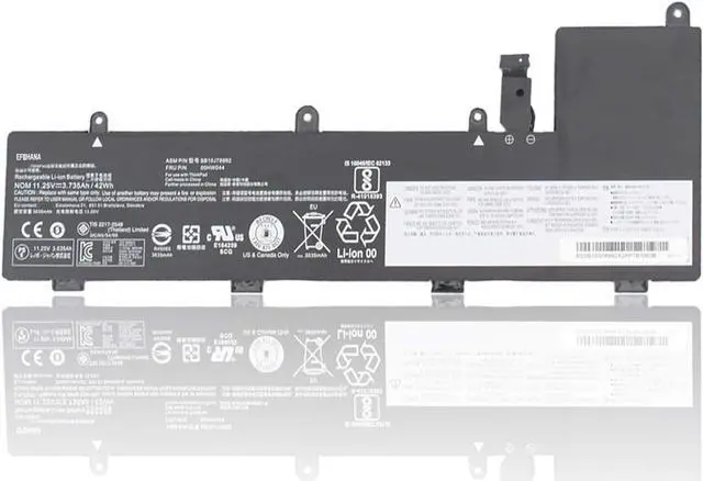 Main image of EFOHANA 00HW043 00HW044 Laptop Battery Replacement for ThinkPad Yoga 11e 3rd Gen 11E Chromebook Yoga 11E Chromebook Series Notebook SB10J78992 00HW042 11.25V 42Wh 3735mAh