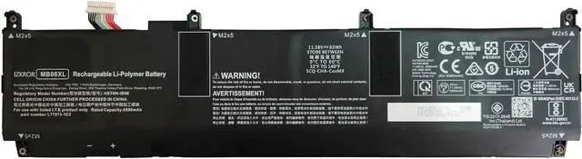 Main image of IZKROR MB06XL 83Wh Battery Replacement for HP ZBook Studio G7 Mobile Workstation/ZBook Studio G8 Mobile Workstation/ZBook Create G7 Series Laptop HSTNN-IB9E L78553-005 L77973-1C1 L78553-002