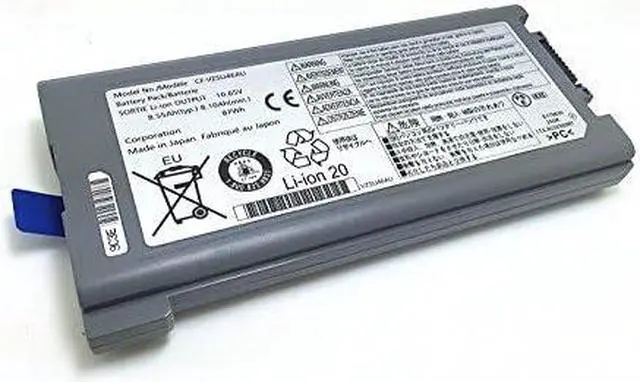 Alt view image 2 of 3 - Fully New 8550mAh Laptop Battery Compatible with Panasonic Toughbook CF-30 CF-31 CF-53 CF-VZSU46 CF-VZSU46S CF-VZSU46U CF-VZSU46AU CF-VZSU46R