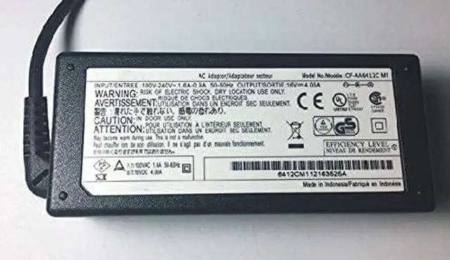 Alt view image 2 of 7 - New Compatible with Panasonic 16V 4.06A CF-AA6413C M3 AC Adapter with Power Cable