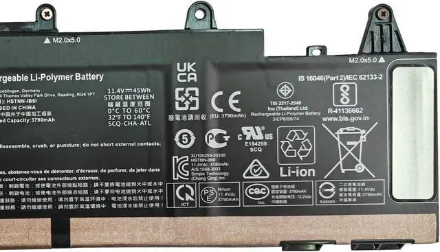 Alt view image 3 of 5 - IZKROR SX03XL 45Wh 3790mAh Battery Replacement for HP ProBook x360 435 G7 435 G8 Series Laptop SX03045XL 996QA176H HSTNN-DB9S HSTNN-DB9P HSTNN-IB9D HSTNN-IB9I L77689-2B1 L77689-171 11.55V