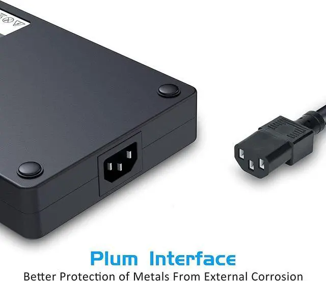 Alt view image 4 of 7 - Slim 300W 20V 15A AC Charger Fit for Lenovo ThinkPad R9000P R9000K Y9000K Y9000X R7000P 9000P 9000K ADL300SDC3A SA10R16956 5A10W86289 Laptop Power Supply Adapter Cord (AD240)