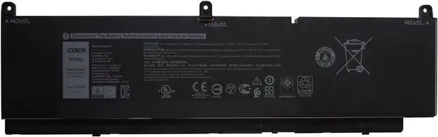 Main image of IZKROR PKWVM 95Wh 7922mAh 6-Cells Battery Replacement for Dell Precision 7550 7750 7560 7760 Series Laptop C903V 0CR72X CR72X 068N03 0447VR 11.4V
