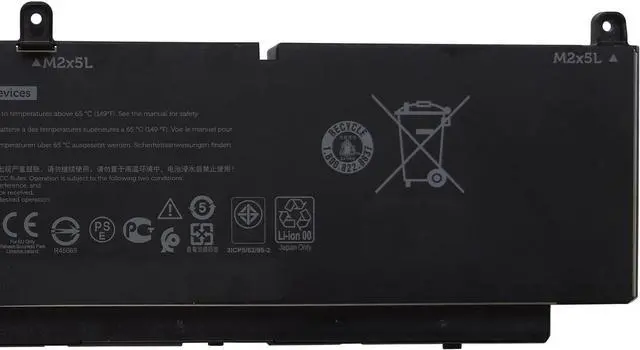 Alt view image 3 of 5 - IZKROR PKWVM 95Wh 7922mAh 6-Cells Battery Replacement for Dell Precision 7550 7750 7560 7760 Series Laptop C903V 0CR72X CR72X 068N03 0447VR 11.4V