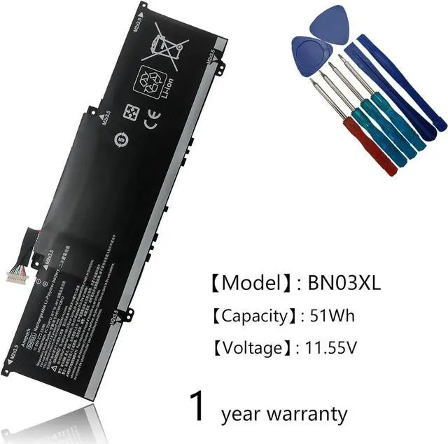 Alt view image 2 of 7 - Anepoch BN03XL Laptop Battery Replacement for HP Envy X360 13-AY 13-AR 13-BA X360 15 2020 15-ED0000 15-ee 15-EU0XXX HSTNN-DB9N HSTNN-OB1O L73965-271 L76965-2C1 L76965-AC1 11.55V 51Wh 4195mAh