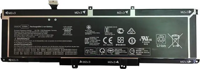 Main image of IZKROR ZG06XL 95.9Wh 8310mAh Battery Replacement for HP Elitebook 1050 G1 ZBook Studio G5 X360 G5 Series Laptop HSTNN-1B8H HSTNN-IB8H HSN-Q11C L07045-855 L07046-855 L07351-1C1 ZGO6XL 11.55V