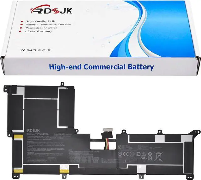 Main image of C22N1623 Laptop Battery for Asus ZenBook 3 Deluxe UX490 UX490U UX490UA UX490UA-1A UX490UA-1C UX490UA-BE033T UX490UA-BE087T UX490UA-BE108T Series 0B200-02400100M 7.7V 46Wh